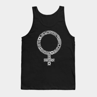 Bicycle Chainring Woman Tank Top